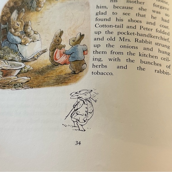 🐰 The Complete Adventures of Peter Rabbit Beatrix Potter Hardcover Book - Picture 10 of 16
